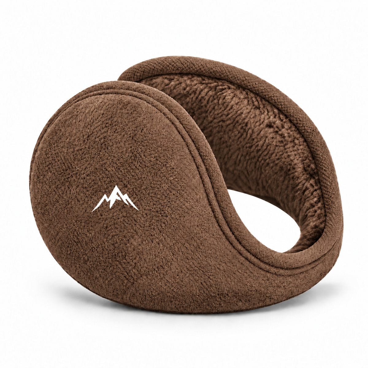 Fleece-Ohrwärmer für den Winter – Unisex – Braun