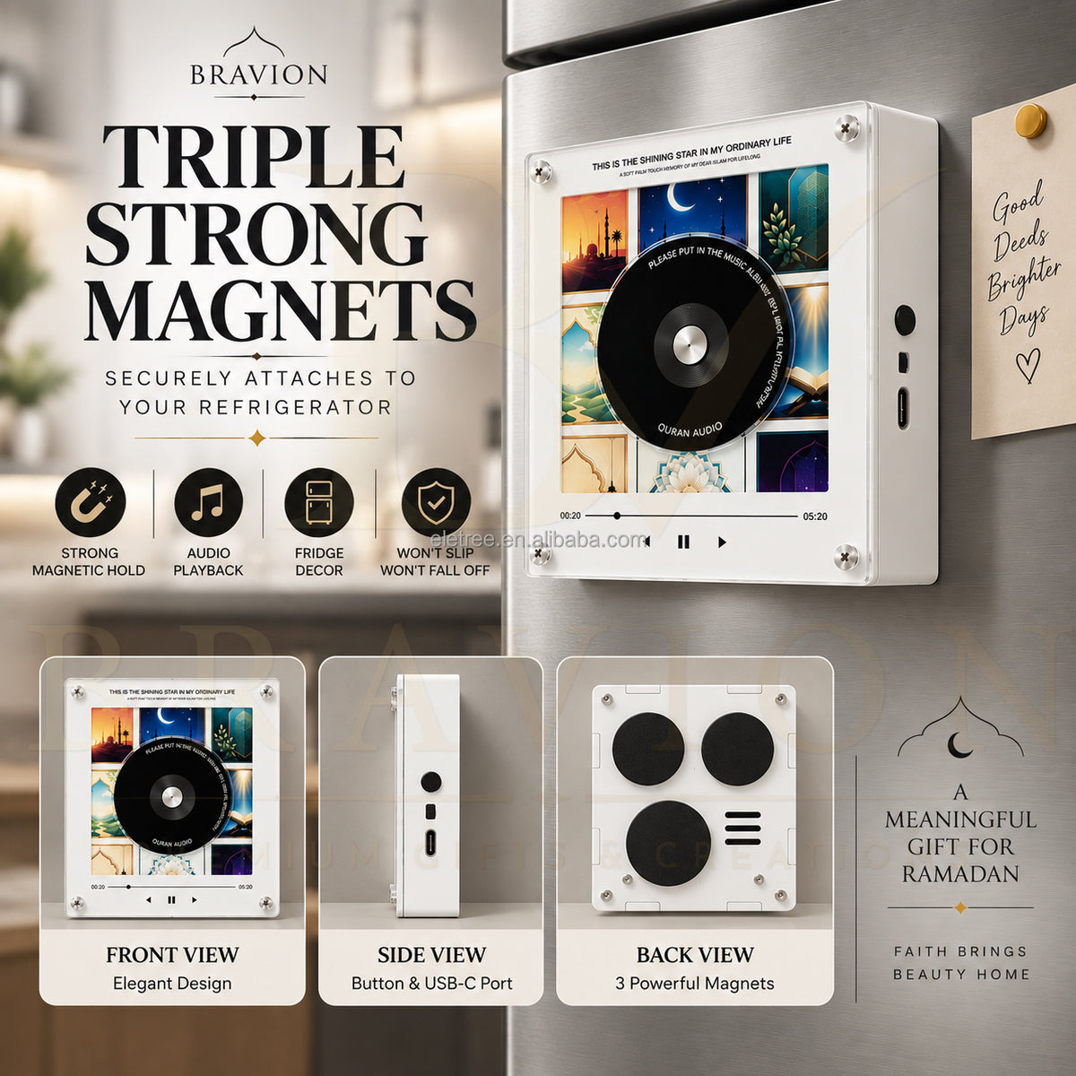 Koran-Player Magnet – Discs