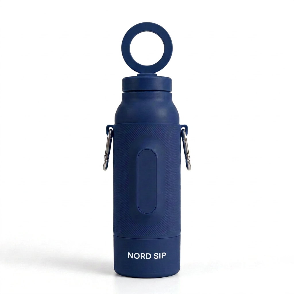 Gym-Flasche in Dunkelblau